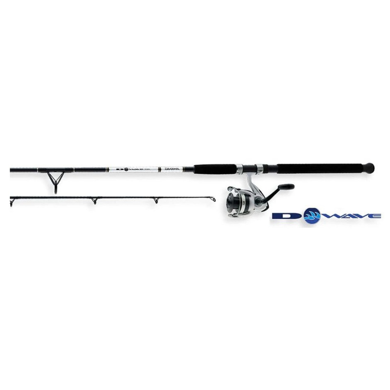 Daiwa D-Wave Saltwater Combos w/ Fiberglass Spinning Rod DWB40-B/F702M