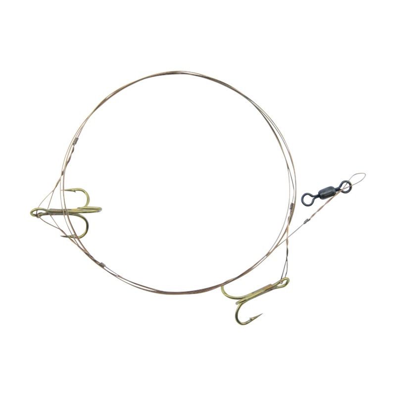 Live Bait Rig Double #4 4x Treble Hooks