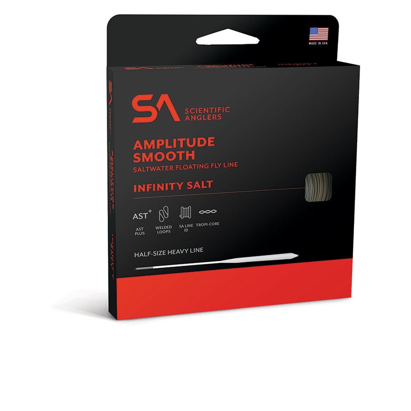 Scientific Anglers Amplitude Smooth Infinity Saltwater Fly Line Black / Sand / Horizon WF7F