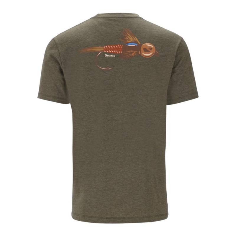 Simms Let it Fly T-Shirt Charcoal Heather S