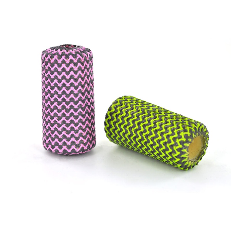 2-inch Carbon Fiber Butt Grips Blue