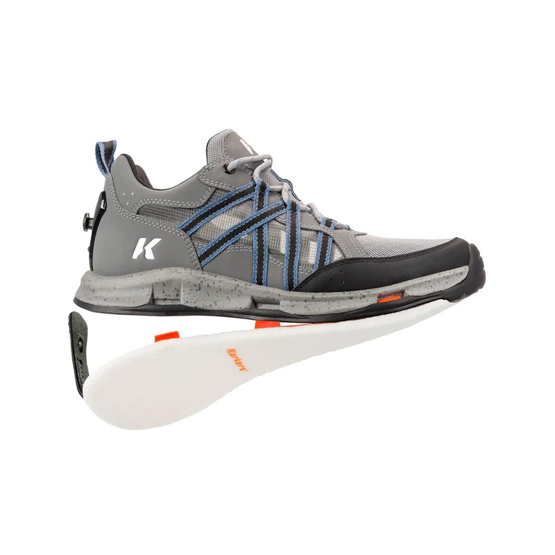 Korkers All Axis Shoe | Felt Sole Charcoal / Black | Felt Sole 8