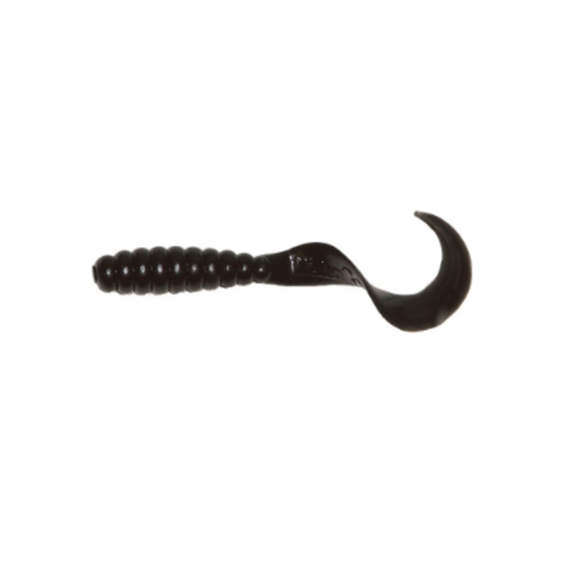 Mister Twister 3″ Meeny Tail, 20/Pack Black