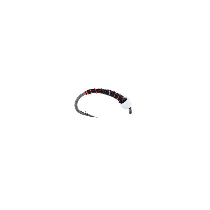 Montana Fly Company Chan’s Chironomid Pupa  – Black / Red (3-Pack) 12