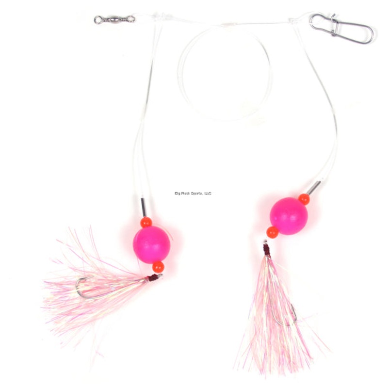 Sea Striker Bluefish Fireball Rig, 3/4″ Pink Floats