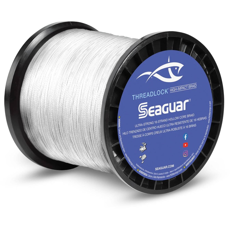 Seaguar Threadlock Braided Fishing Line White 600 Yards 50 pound