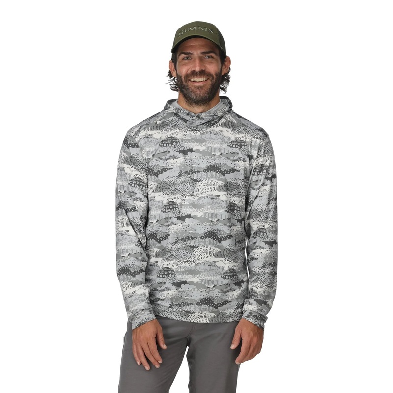 Simms M’s Bugstopper Solarflex Hoody Cinder/Regiment Camo Cinder S