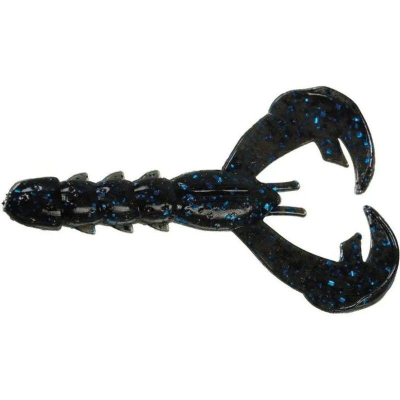 Strike King 3″ Baby Rage Craw (9 Pk) Amber Green Black*