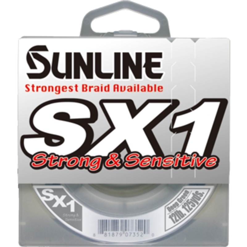 SUNLINE SX1 BRAID – GREEN 125 yard 10LB.