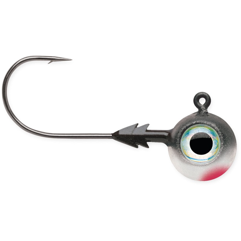 VMC Tungsten Moon Eye Jigheads – 2 Pack Chartreuse Orange 1/16 oz – 2 pack