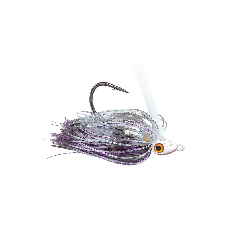 Beast Coast Zero Flex Gorilla Swim Jig V1 7/16oz. Violet Threadfin