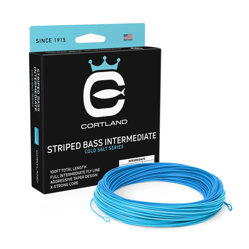 Cortland Striped Bass Intermediate WF7I Ice Blue