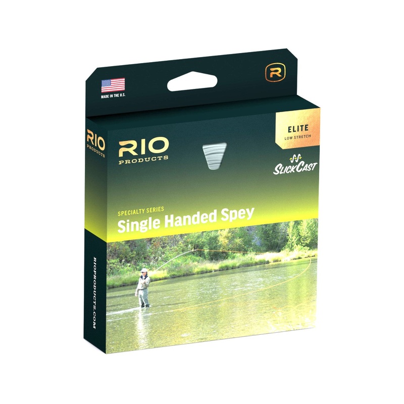 Rio Elite Single Handed Spey Float Fly Line WF3F Peach/Camo