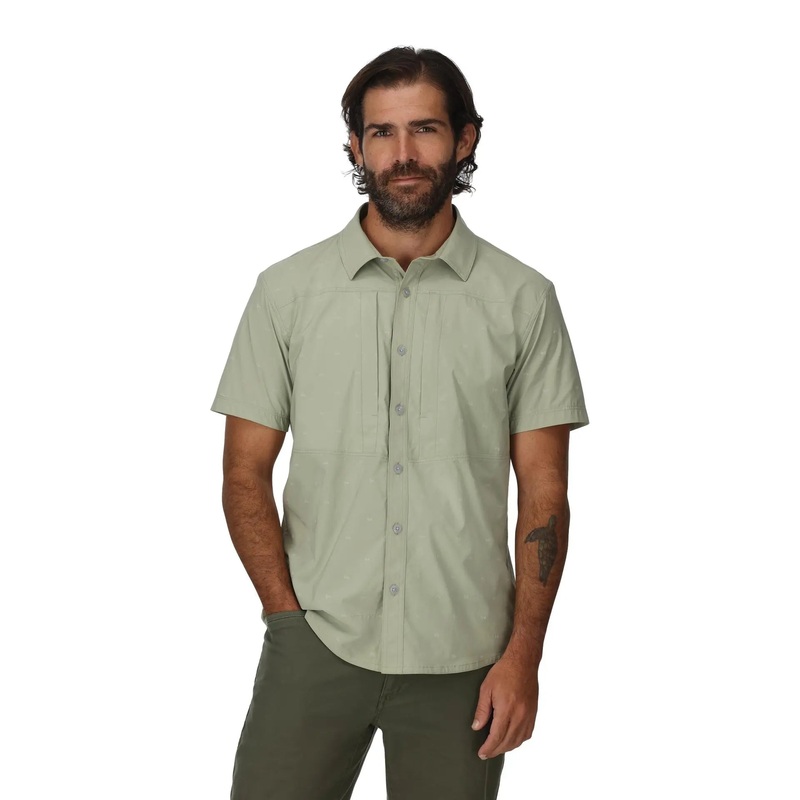 Simms M’s Stone Cold SS Shirt – New for 2025 Fishtail Bimini S