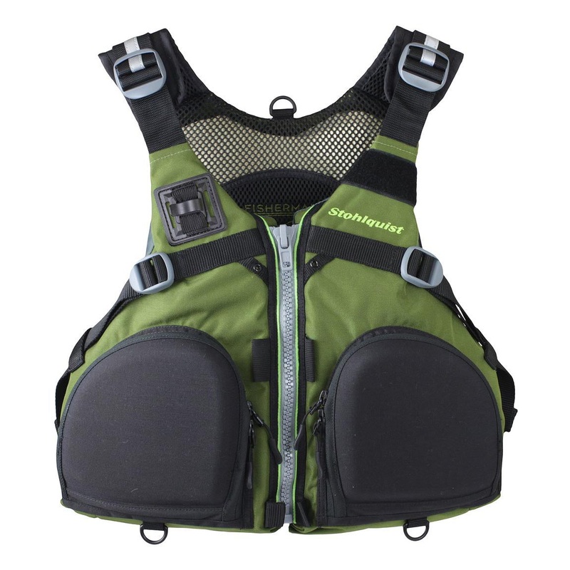 Stohlquist Fisherman Orange SM/MD Olive Green LG/XL