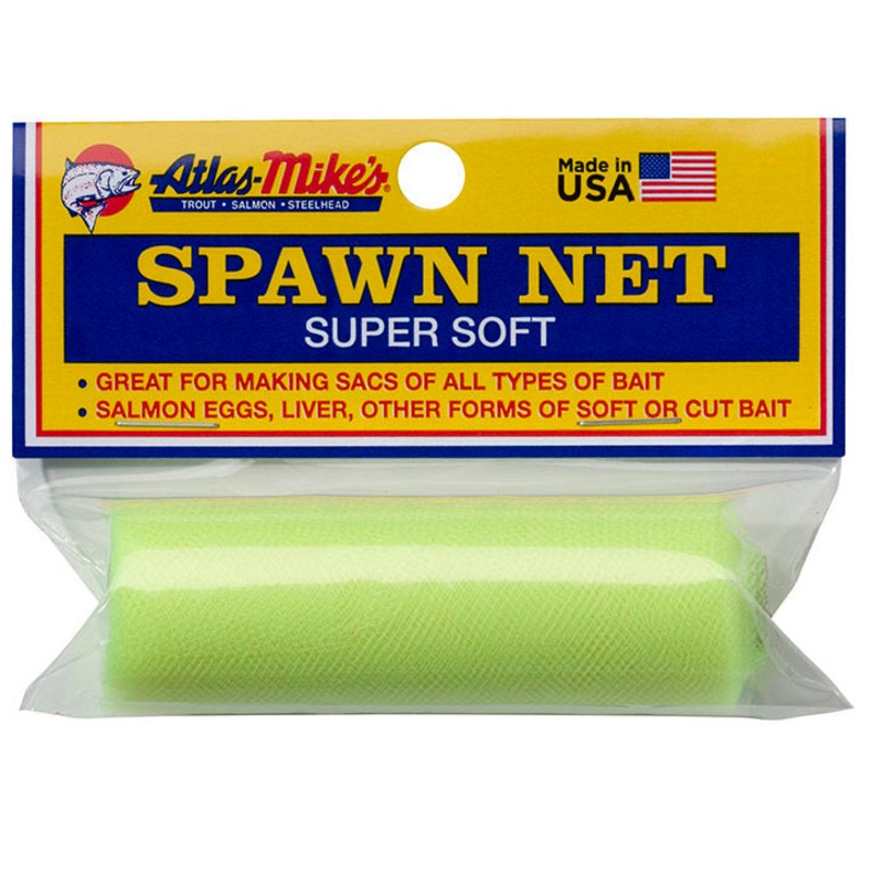 Atlas Spawn Net Rolls Chartreuse 4 inches x 16 feet