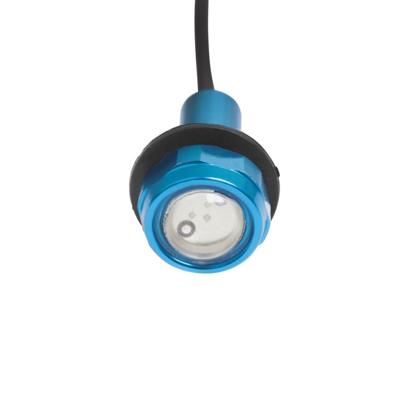 Bright LED Button Light Kit Blue