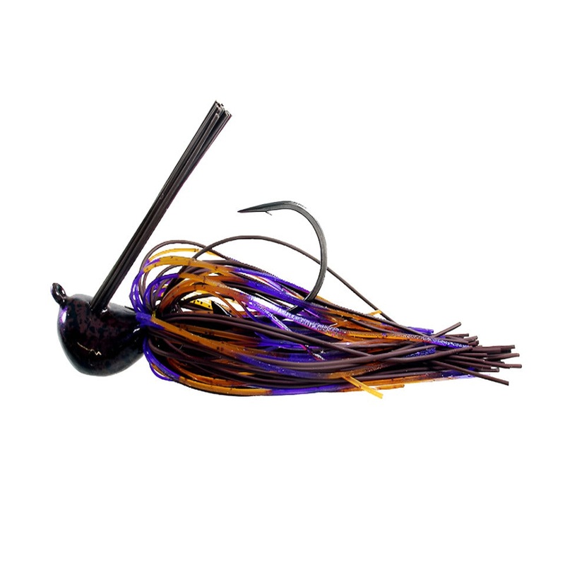 GREENFISH TACKLE LITTLE RUBBER JIG PB&J 3/8 oz