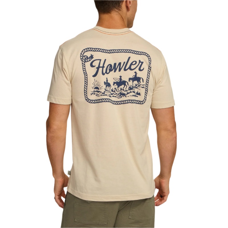 Howler Brothers T-Shirt – Howler Posse Sand Heather S