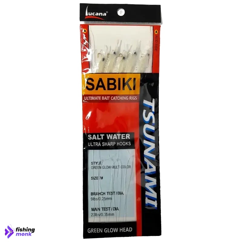 Lucana Tsunami Sabiki Hook Rigs 7 Shrimp