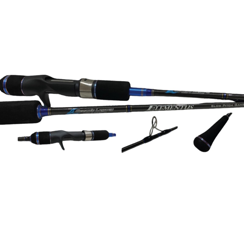 Ocean’s Legacy Elementus Slow Pitch Jigging Rods ESSJ-B631MH