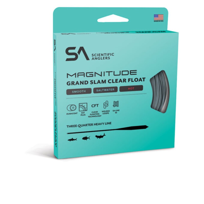 SA MAGNITUDE SMOOTH GRAND SLAM 10′ CLEAR FLOAT TIP WF-6-F HORIZON/CLEAR