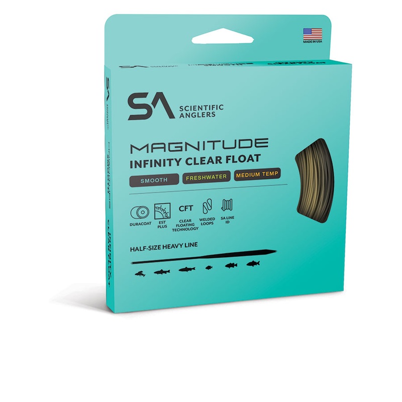 Scientific Anglers Magnitude Smooth Infinity Clear Float Head – Fly Line WF-4-F