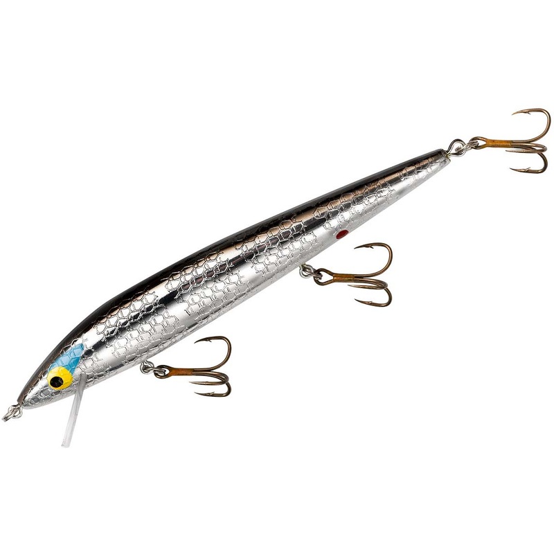 Smithwick Floating Rattlin’ Rogue 4 1/2 inch Jerkbait/Trolling Minnow Chrome/Black Back
