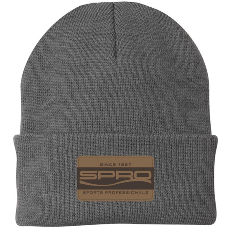SPRO Logo Patch Beanie (100% off) Gray
