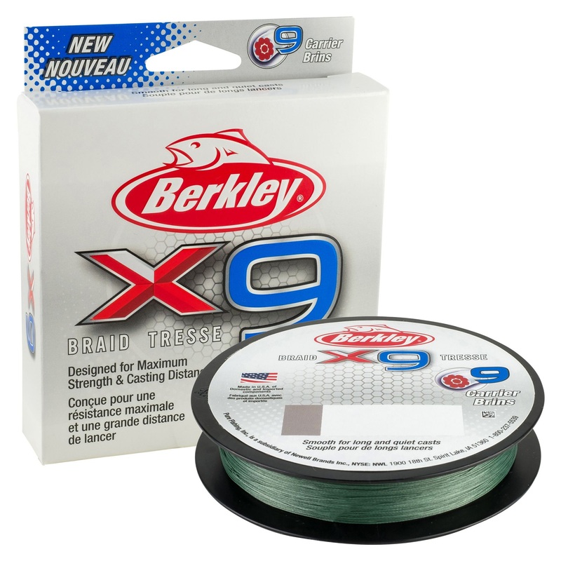 Berkley x9 Braid 100 lb Flame Green 164 yd