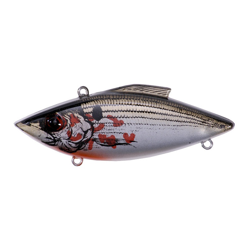 Bill Lewis Rat-L-Trap Mag Trap Lipless Crankbait – 3.5 Inch Bleeding Shiner 3.5 inch – 3/4 oz