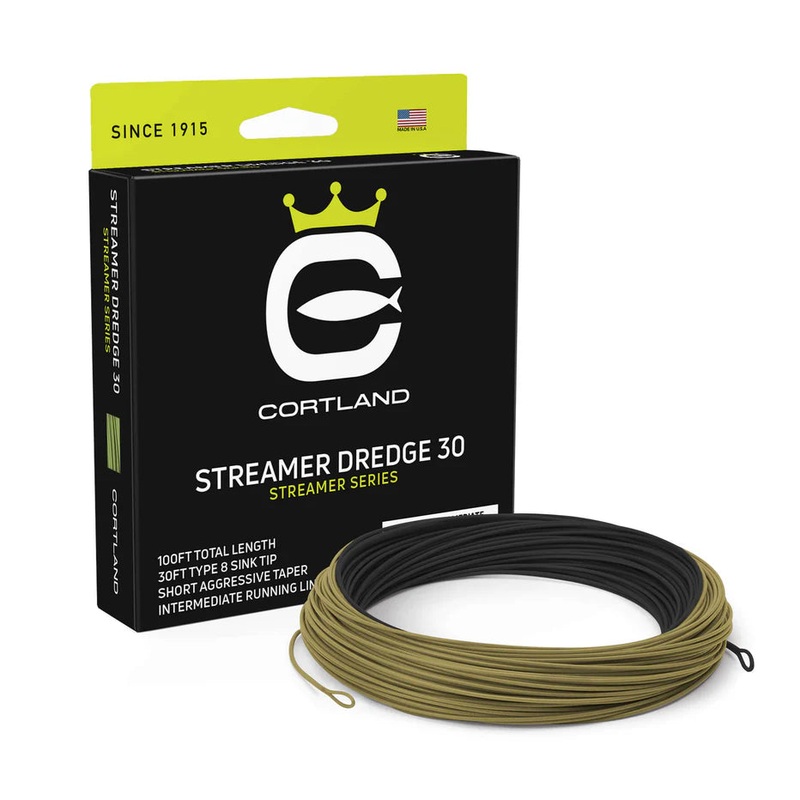 Cortland Streamer Dredge 30 WFS/I 240 Black/Olive