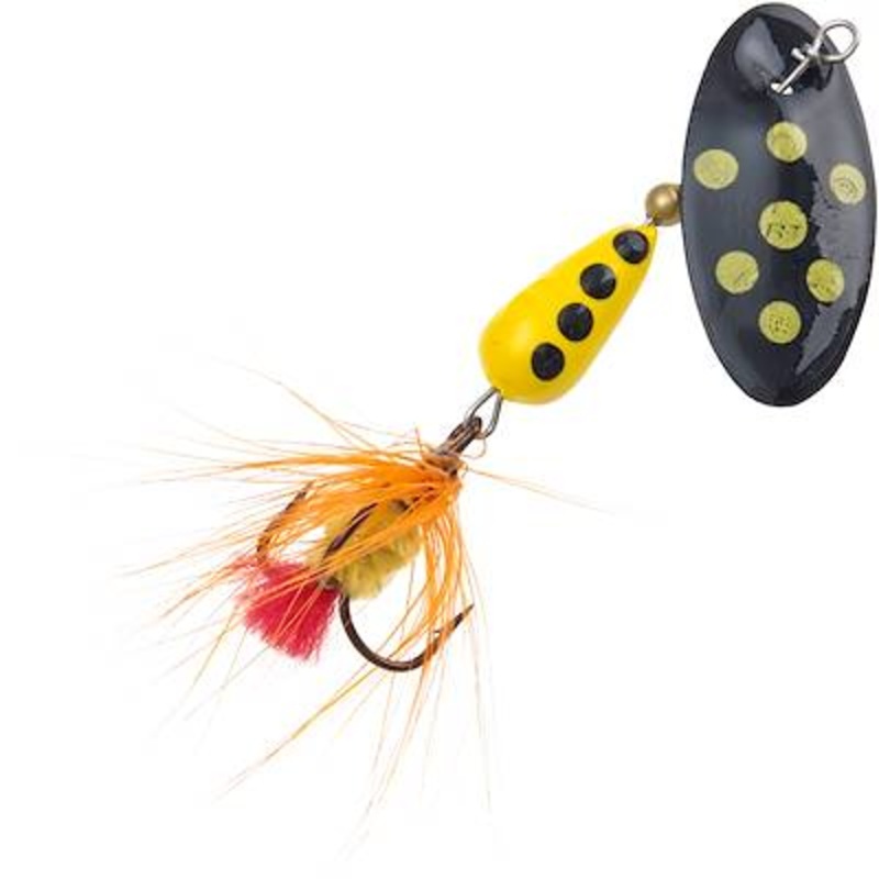 Panther Martin Dressed Spinners Black Yellow Spotted Fly 1/16oz