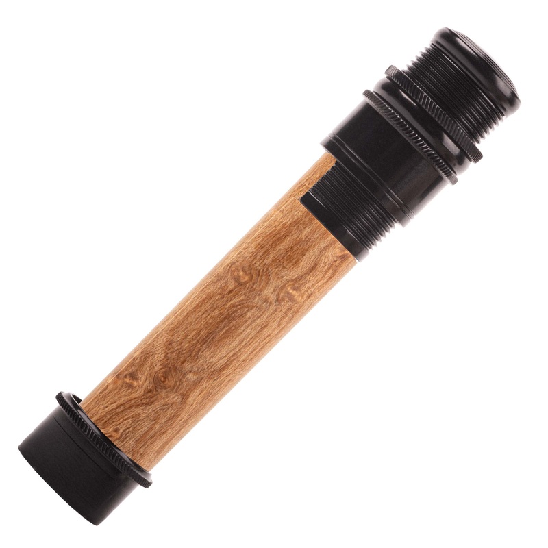 REC Aluminum Fly Reel Seat AUS Black Box Elder Burl