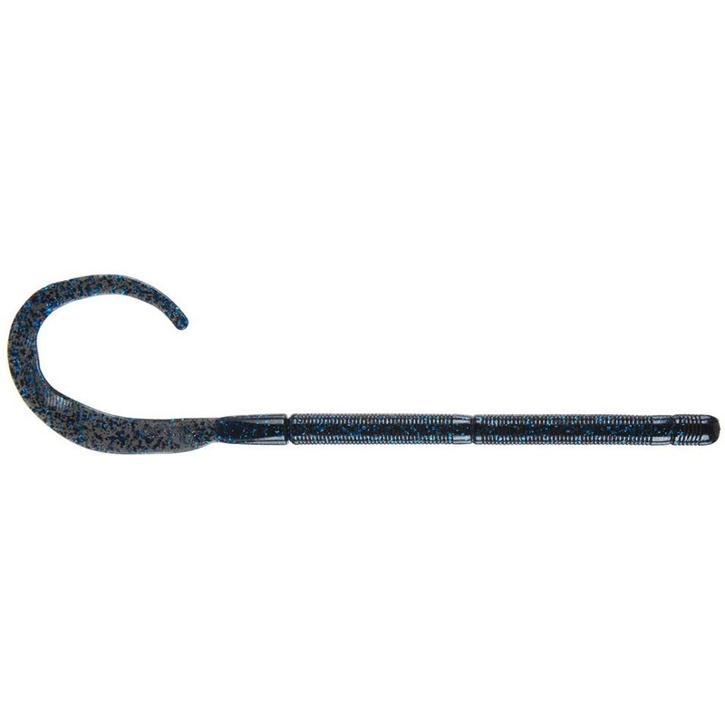 Strike King KVD Zeus Worm – 7.5 Inch Black/Blue