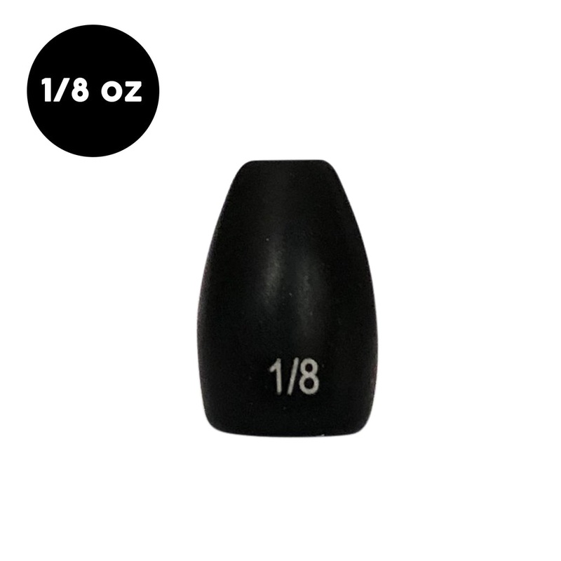 WOO TUNGSTEN FLIPPING WEIGHT Matte Black 1/8 oz