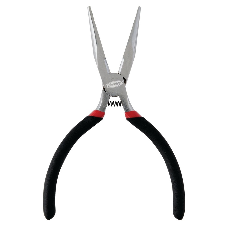 Berkley 6in Chrome Split Ring Pliers Black