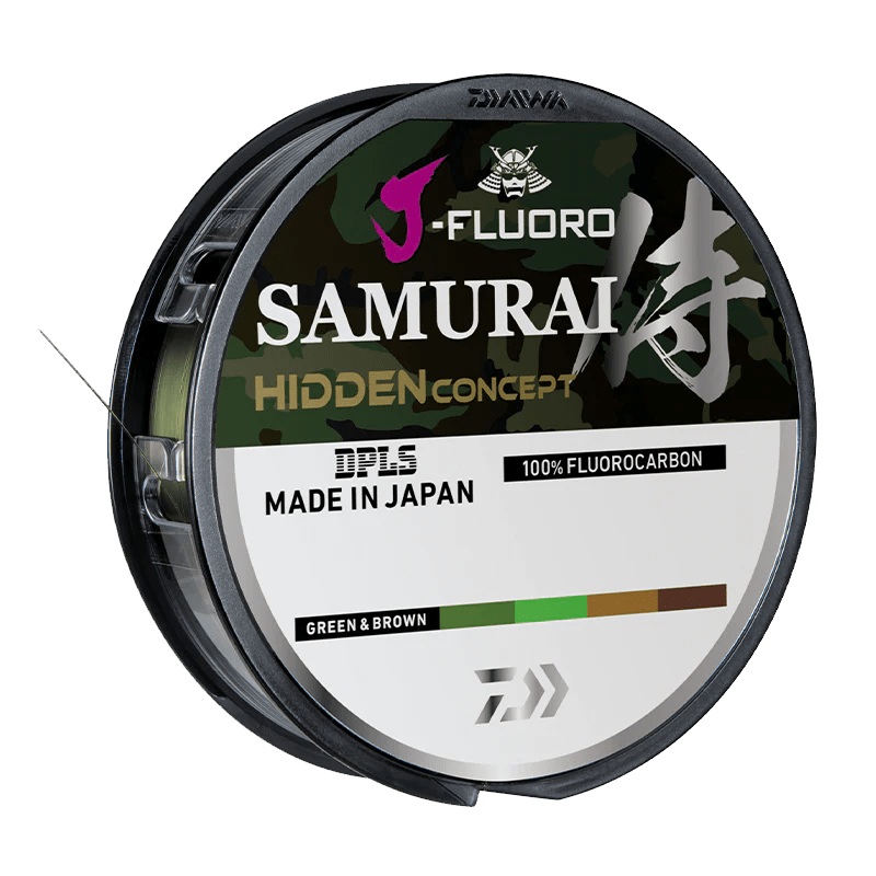 Daiwa J-Fluoro Samurai Hidden Concept Fluorocarbon Fishing Line 8lb – 220yd