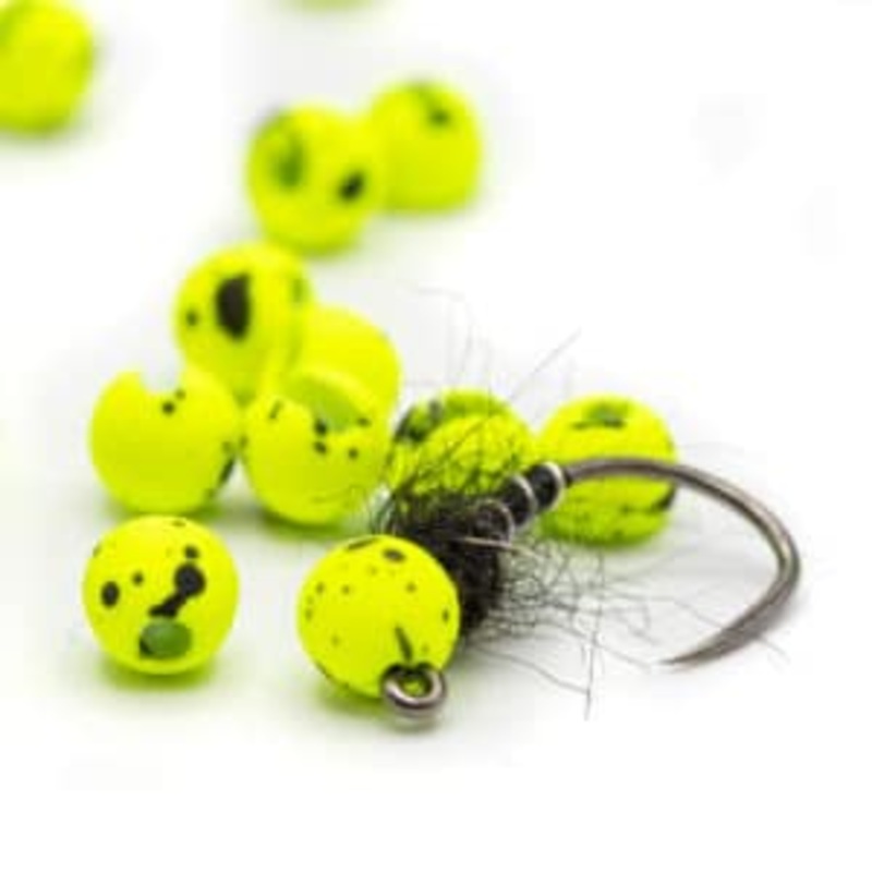Firehole Slotted Speckled Tungsten Beads – Lighting Bug 2.0 mm