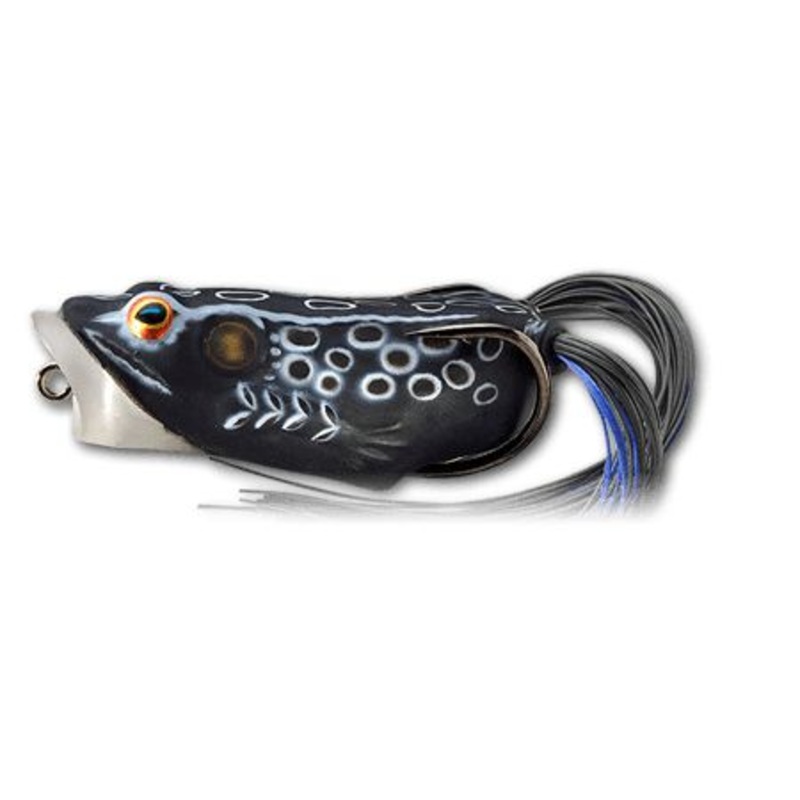 Live Target Hollow Body Frog Poppers Green/Yellow Length: 2″ – Weight: 3/8oz