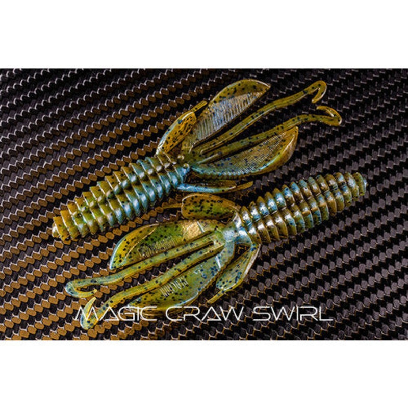 REACTION INNOVATIONS KINKY BEAVER Magic Craw Swirl