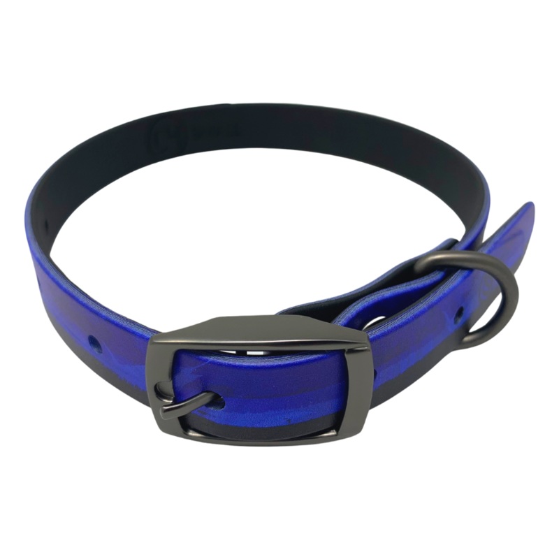 SCALES PET COLLAR MARLIN STRIKE NAVY S