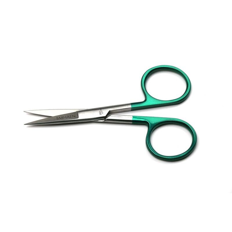 Smhaen Tungsten Carbide 4.5″ Green Large Straight Scissors
