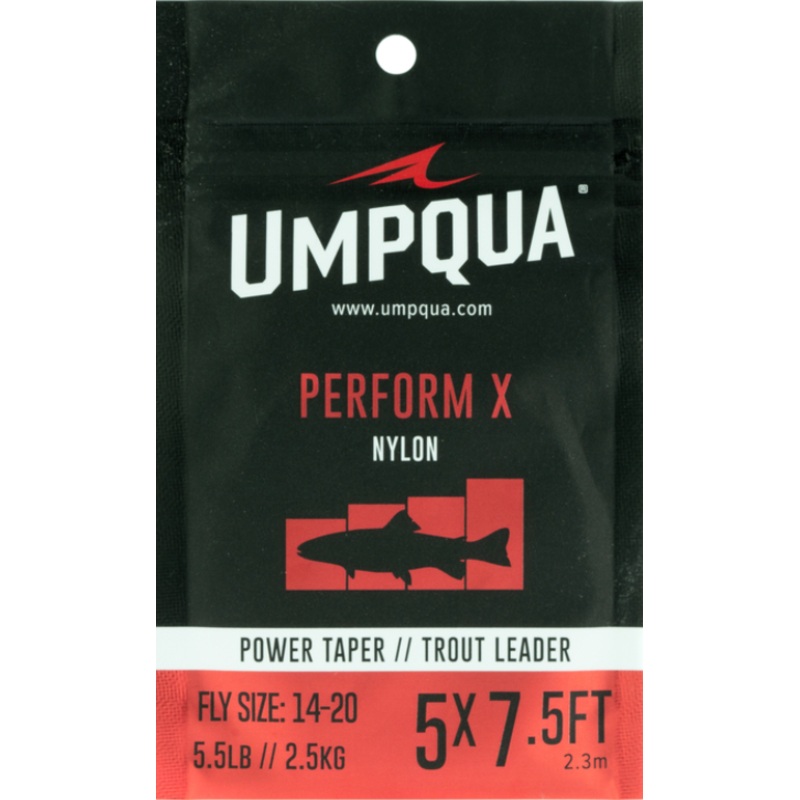 Umpqua Perform X Power Leader 7.5ft 3pk 2X