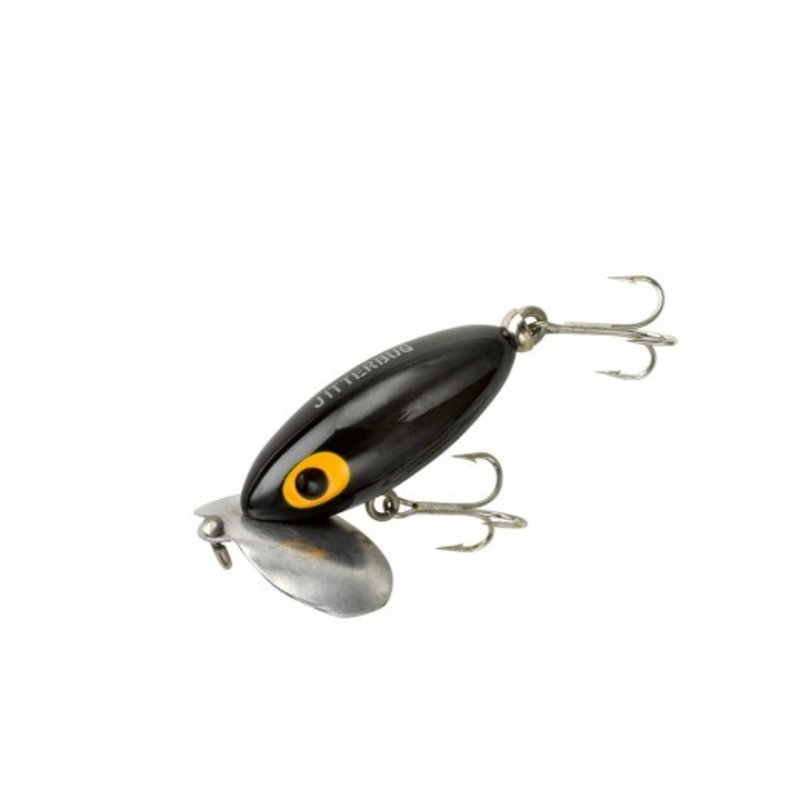 Arbogast G655-02 Jitterbug Clicker 3″, 5/8 oz, Black