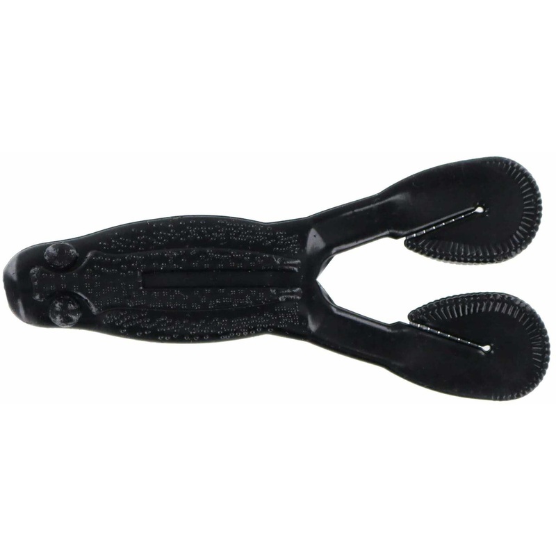 Big Bite Baits Tour Toad – 5 Pack Black 4 inch