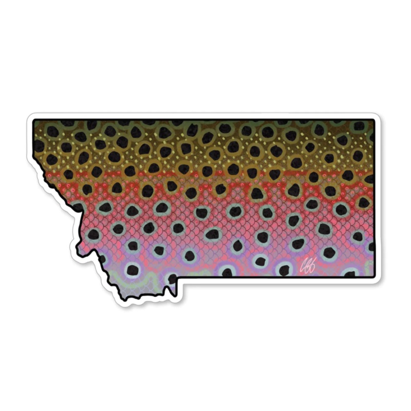 Casey Underwood Montana Rainbow Decal Sticker