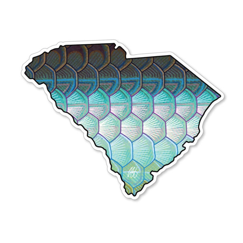Casey Underwood South Carolina Tarpon Decal Sticker