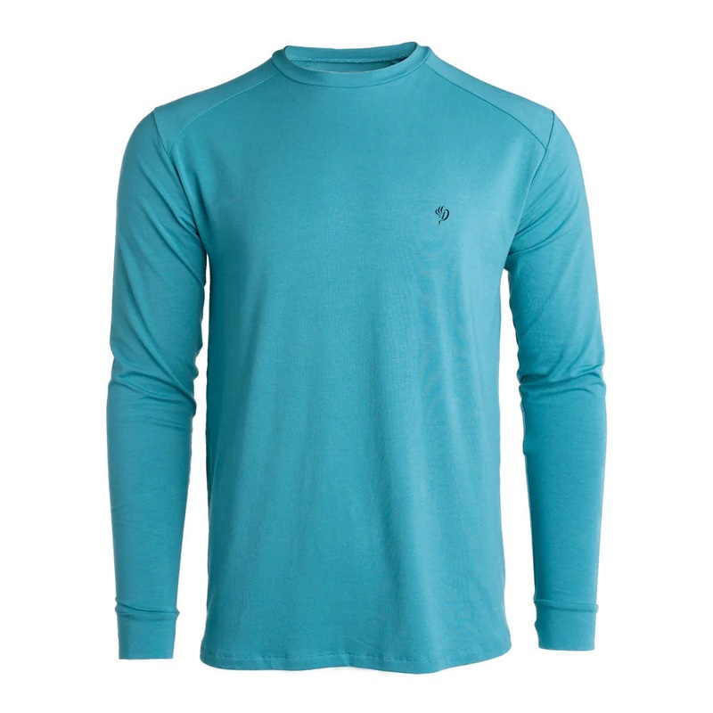 Duck Camp M’s Original Bamboo Crew Blue Water S