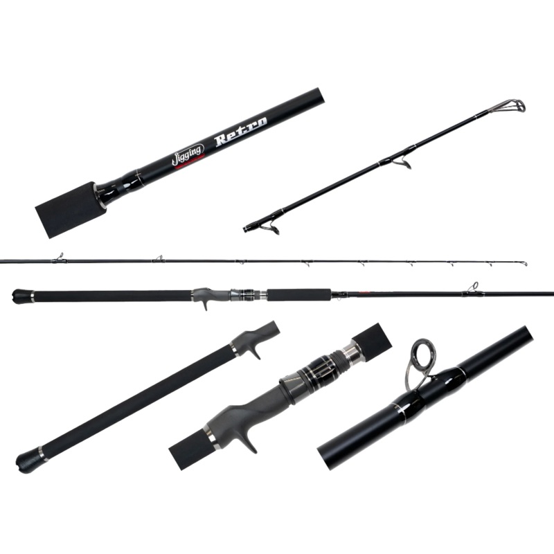 Jigging World Retro Conventional Rods JW-RET761BKC-M